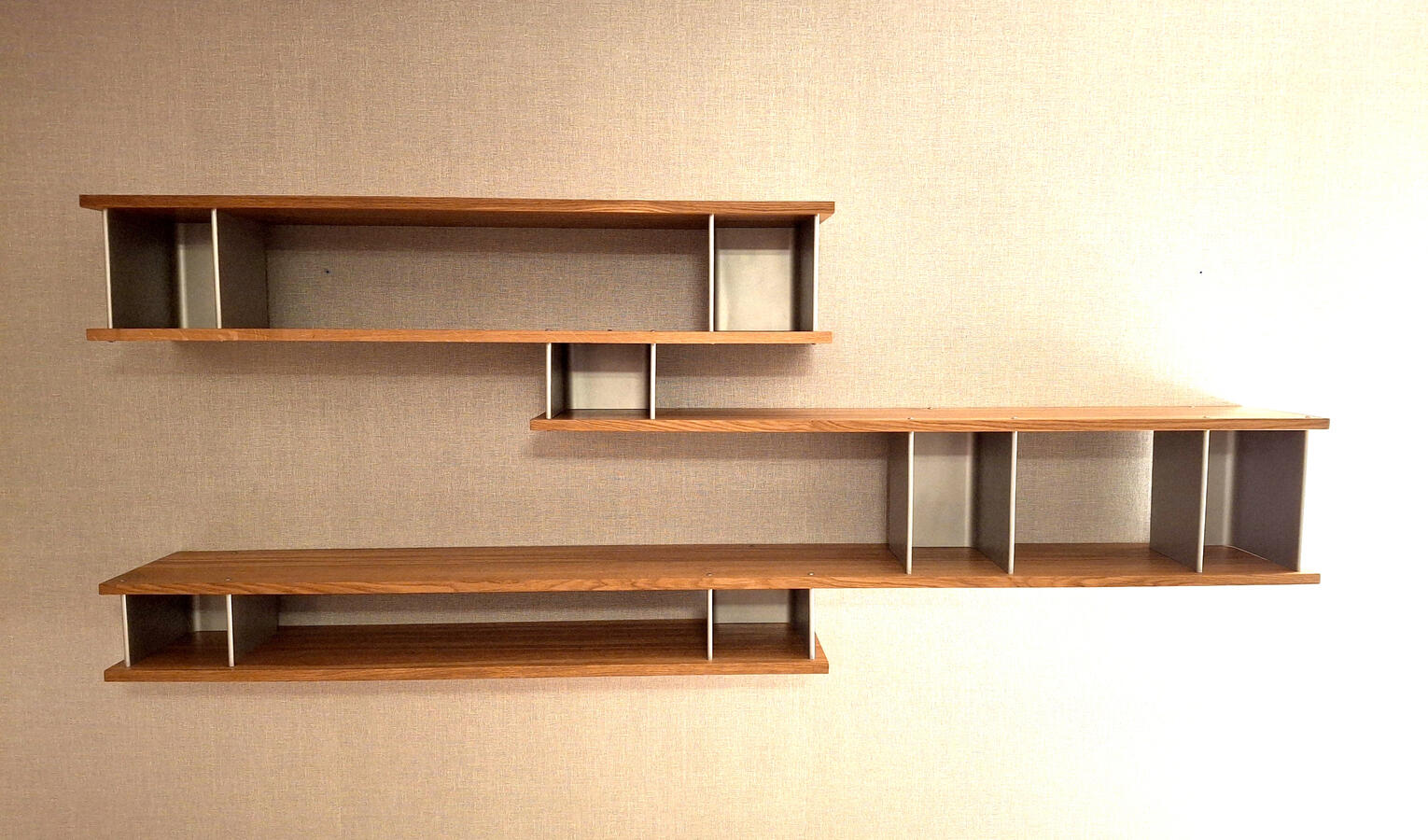 metal structure bookshelf based on a unique design